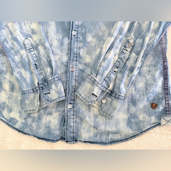 Buffalo David Bitton Gradient Denim Shirt - Picture 3 of 7